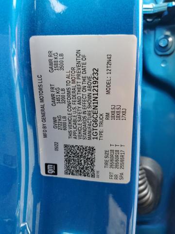 1GTG6CEN1N1219232 GMC Canyon Elevation