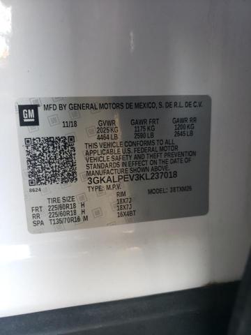 3GKALPEV3KL237018 GMC Terrain Slt