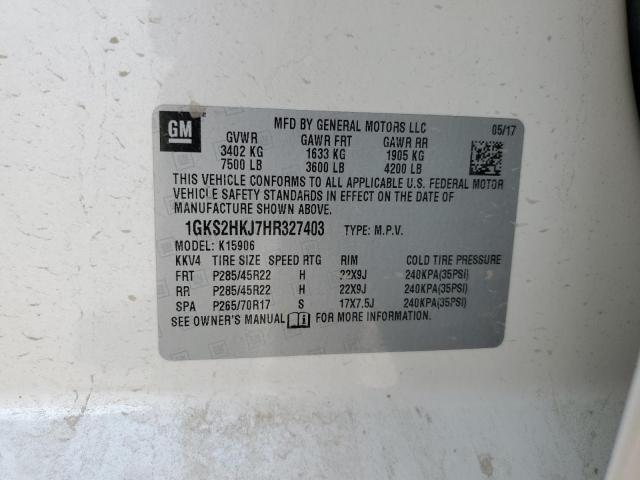 1GKS2HKJ7HR327403 GMC YUKON XL DENALI