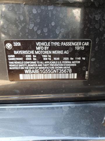 WBA8E1G55GNT35678 BMW 320 I