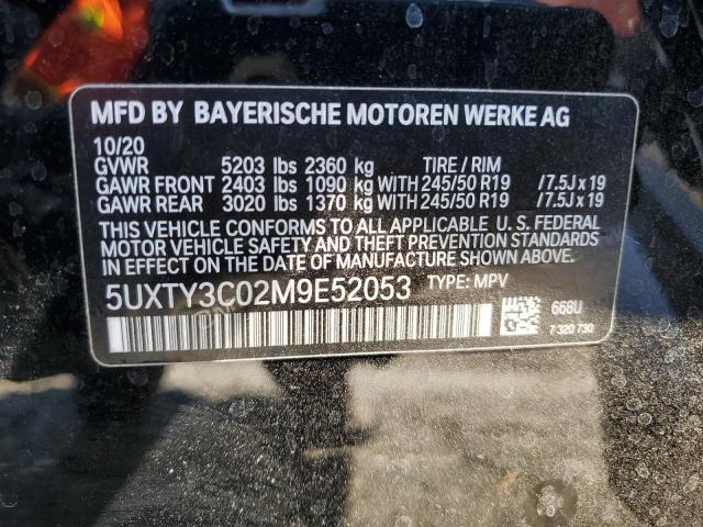 5UXTY3C02M9E52053 BMW X3 Sdrive30i