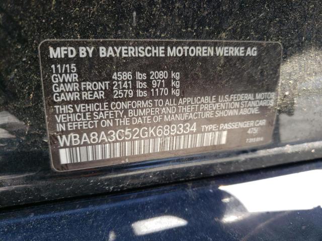 WBA8A3C52GK689334 BMW 320 XI