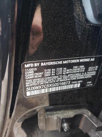 5UXWX7C5XG0S16873 BMW X3 Xdrive35i