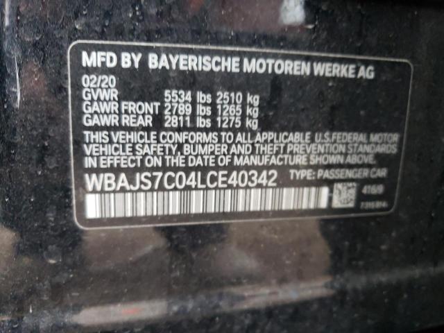 WBAJS7C04LCE40342 BMW M550xi