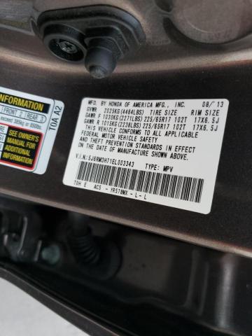 5J6RM3H71EL003343 Honda CR-V EXL