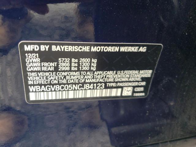 WBAGV8C05NCJ84123 BMW M850XI