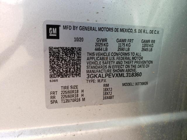 3GKALPEVXML318360 GMC Terrain Slt