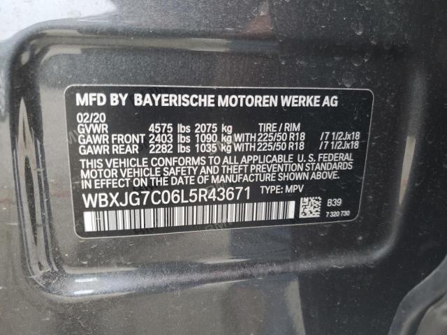WBXJG7C06L5R43671 BMW X1 Sdrive28i