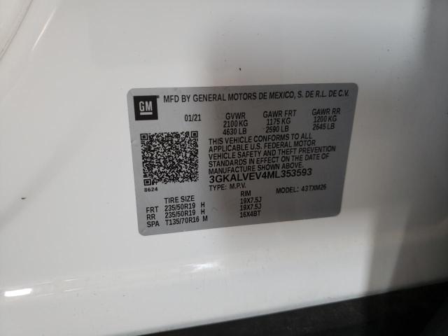 3GKALVEV4ML353593 GMC Terrain Slt