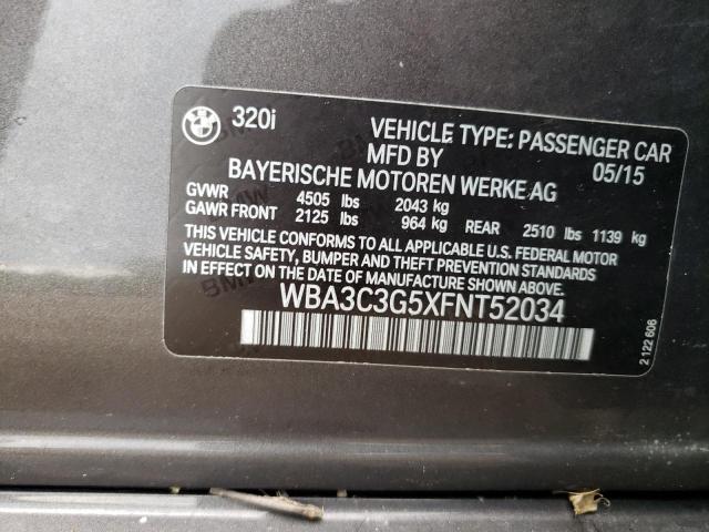 WBA3C3G5XFNT52034 BMW 320 I Xdrive