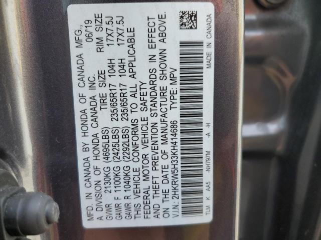 2HKRW5H33KH414686 Honda CR-V LX