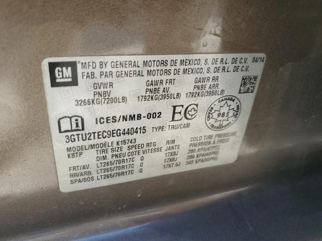 3GTU2TEC9EG440415 GMC Sierra K1500