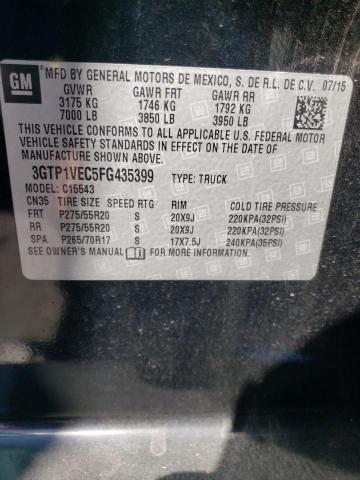 3GTP1VEC5FG435399 GMC Sierra C1500 Slt
