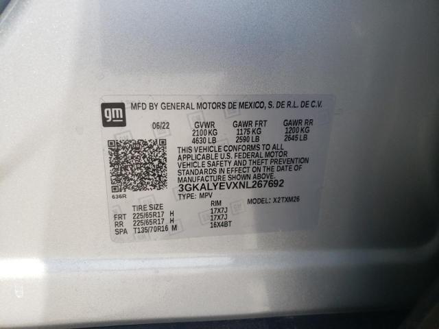 3GKALYEVXNL267692 GMC Terrain At4