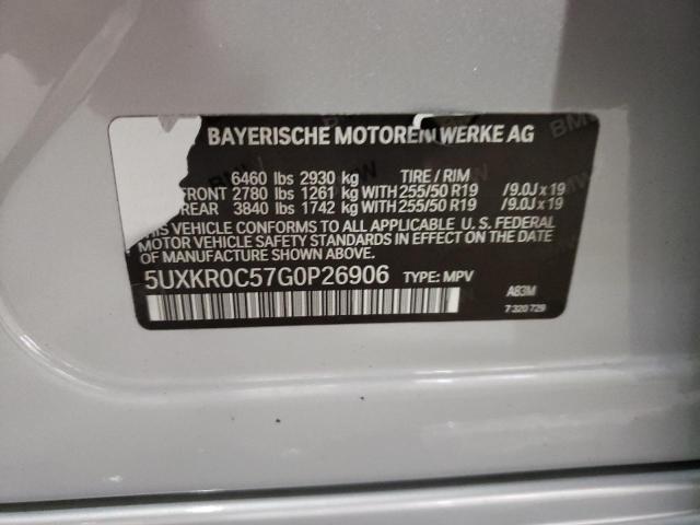 5UXKR0C57G0P26906 BMW X5 Xdrive35i