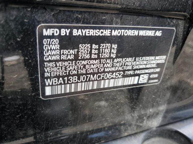 WBA13BJ07MCF06452 BMW 530 XI