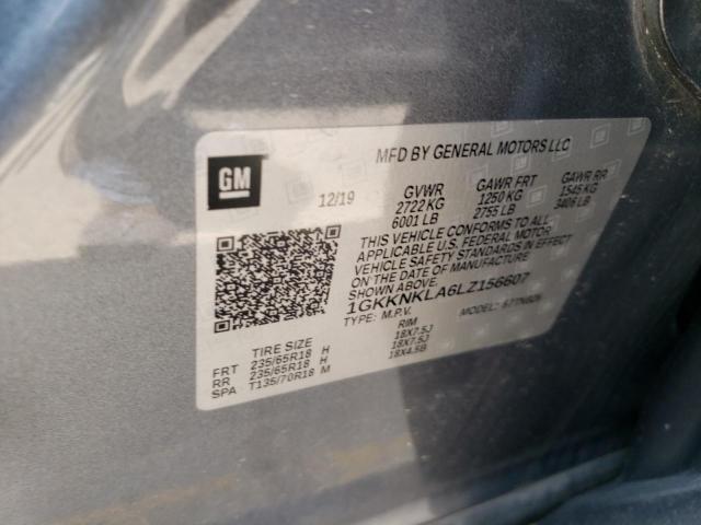 1GKKNKLA6LZ156607 GMC ACADIA SLE