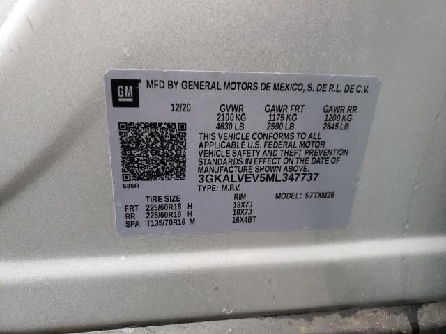 3GKALVEV5ML347737 GMC Terrain Slt