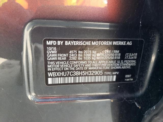 WBXHU7C38H5H32905 BMW X1 Sdrive28i