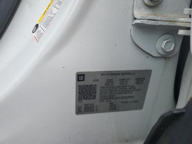 1GKKNSLAXJZ213341 GMC ACADIA SLE