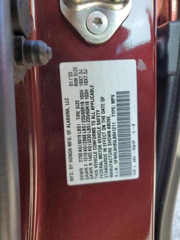 5FNRL6H85LB041211 Honda Odyssey Touring