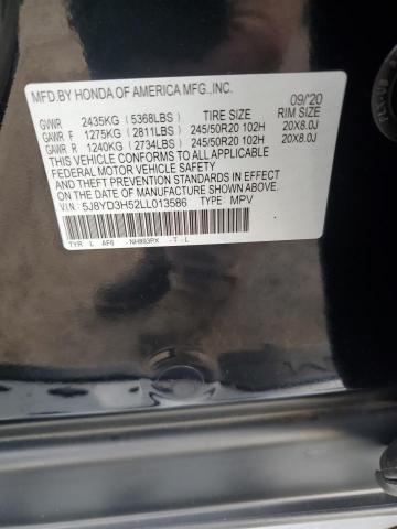 5J8YD3H52LL013586 Acura Mdx Technology