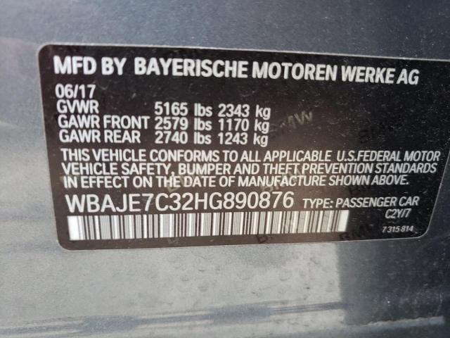 WBAJE7C32HG890876 BMW 540 XI