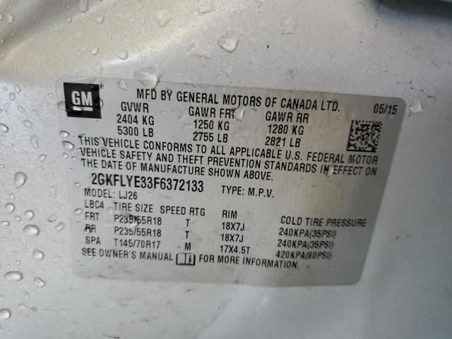 2GKFLYE33F6372133 GMC Terrain Slt