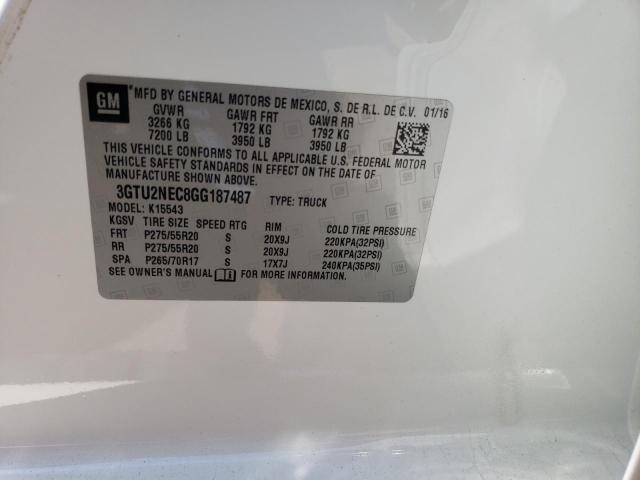 3GTU2NEC8GG187487 GMC Sierra K1500 Slt
