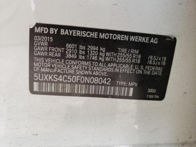 5UXKS4C50F0N08042 BMW X5 Xdrive35d