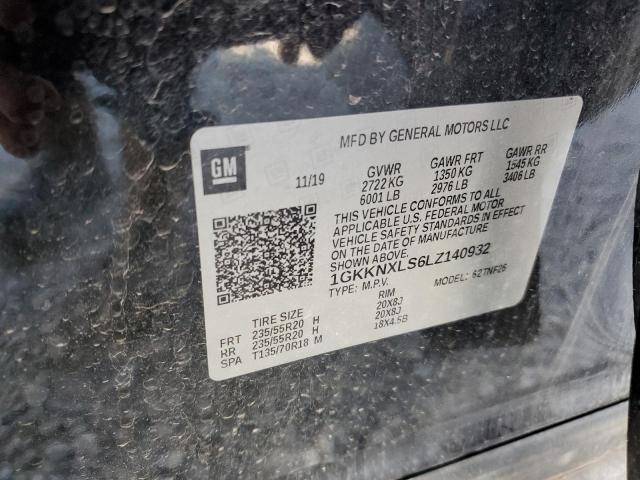 1GKKNXLS6LZ140932 GMC Acadia Denali