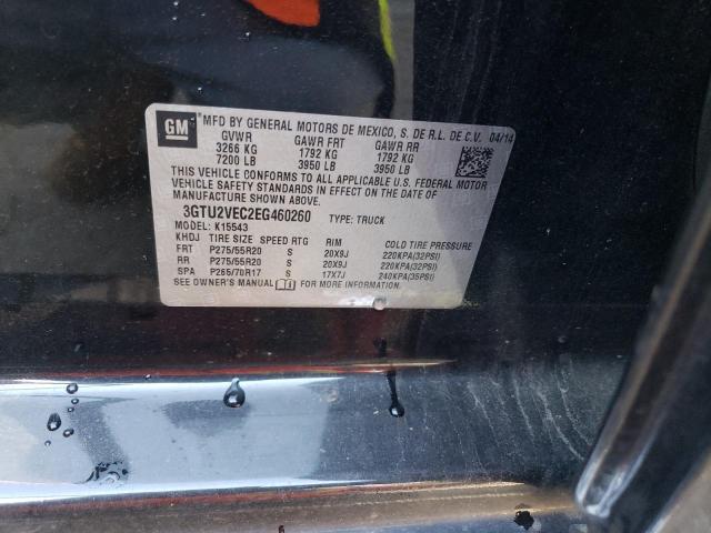 3GTU2VEC2EG460260 GMC Sierra K1500 Slt
