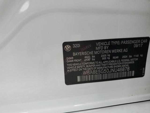 WBA8E5G50JNU46878 BMW 320 XI