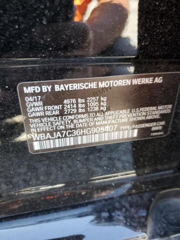 WBAJA7C36HG905407 BMW 530 XI