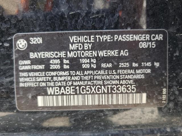 WBA8E1G5XGNT33635 BMW 320 I