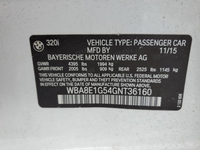 WBA8E1G54GNT36160 BMW 320 I