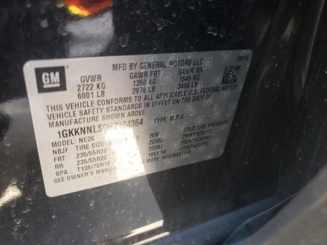 1GKKNNLS0HZ164364 GMC Acadia Slt-2