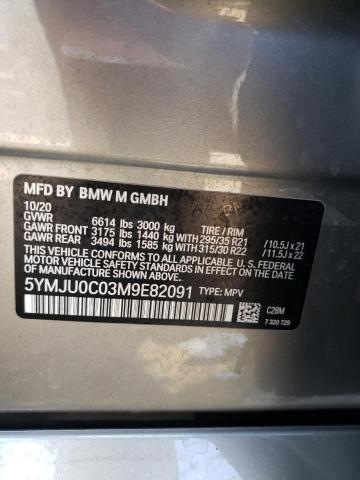 5YMJU0C03M9E82091 BMW X5 M