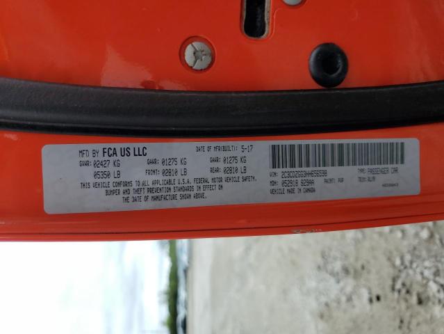 2C3CDZGG3HH656598 Dodge Challenger Gt