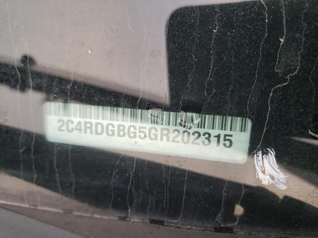 2C4RDGBG5GR202315 Dodge Grand Caravan Se