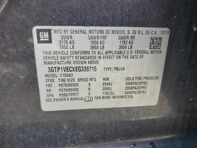 3GTP1VECXEG338715 GMC Sierra C1500 Slt