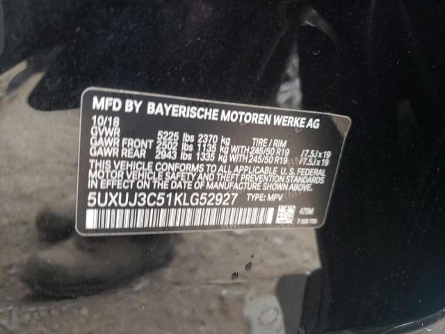 5UXUJ3C51KLG52927 BMW X4 Xdrive30i
