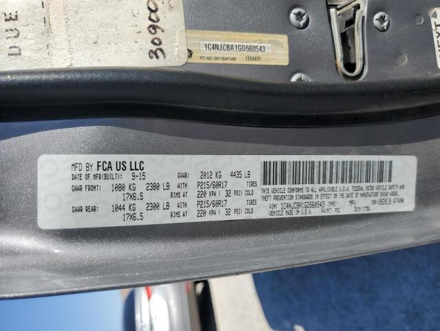 1C4NJCBA1GD560543 Jeep Compass Sport