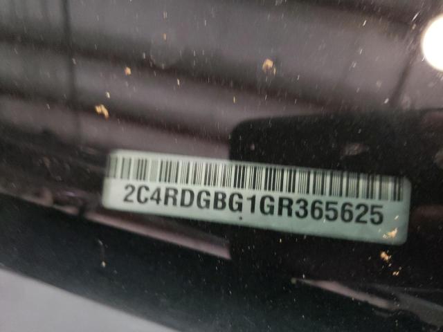 2C4RDGBG1GR365625 Dodge Grand Caravan Se