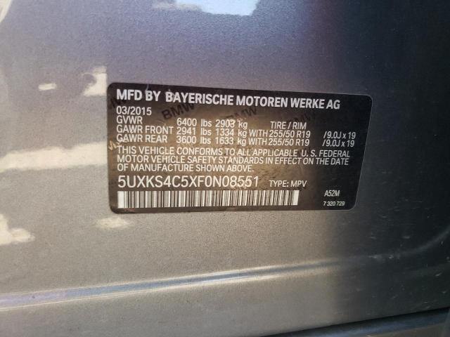 5UXKS4C5XF0N08551 BMW X5 Xdrive35d