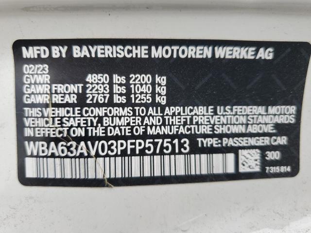 WBA63AV03PFP57513 BMW 430i Gran Coupe