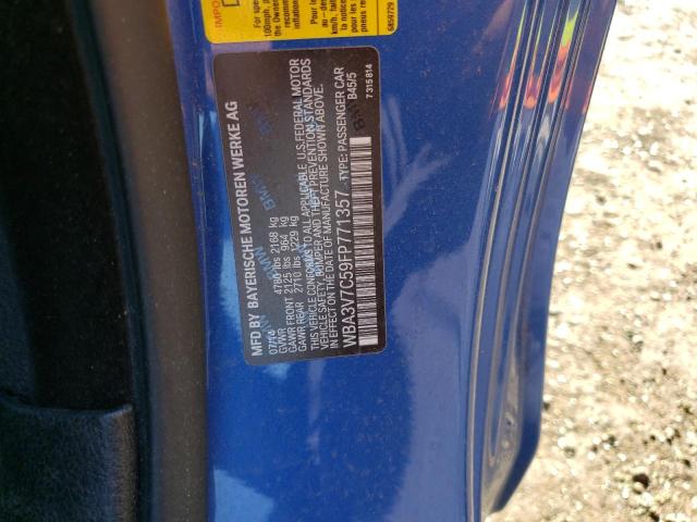 WBA3V7C59FP771357 BMW 428 I Sulev