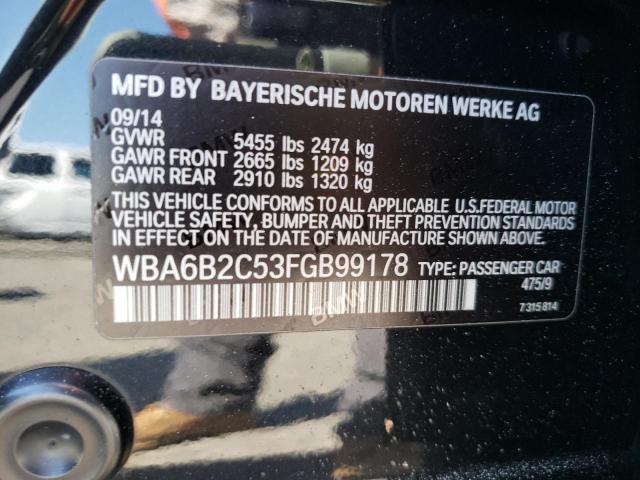 WBA6B2C53FGB99178 BMW 650 I Gran Coupe