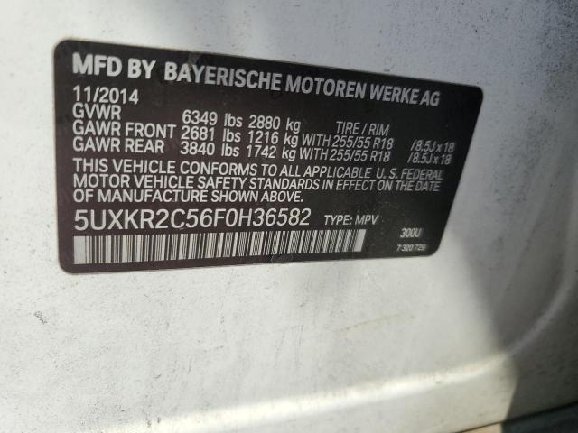 5UXKR2C56F0H36582 BMW X5 Sdrive35i