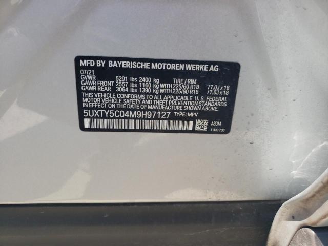 5UXTY5C04M9H97127 BMW X3 Xdrive30i
